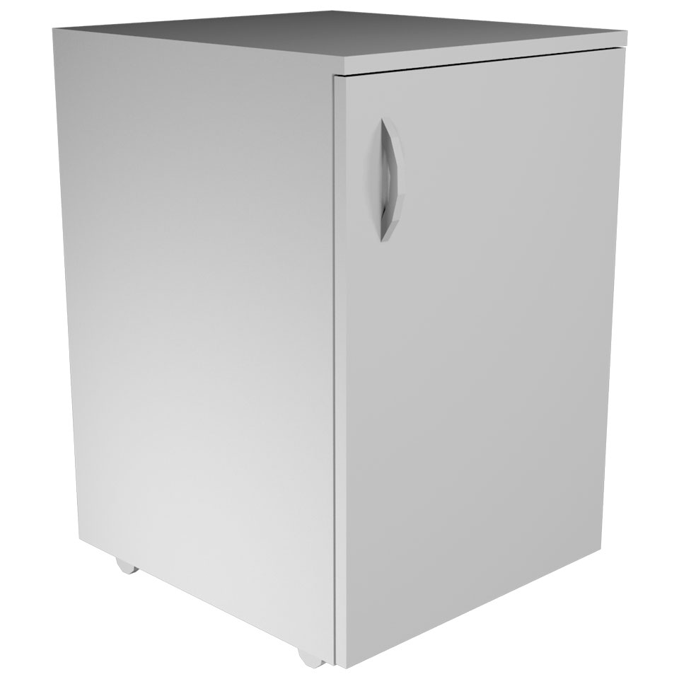 Низкая подкатная тумба с дверцей НВ-400 ТДн фото1