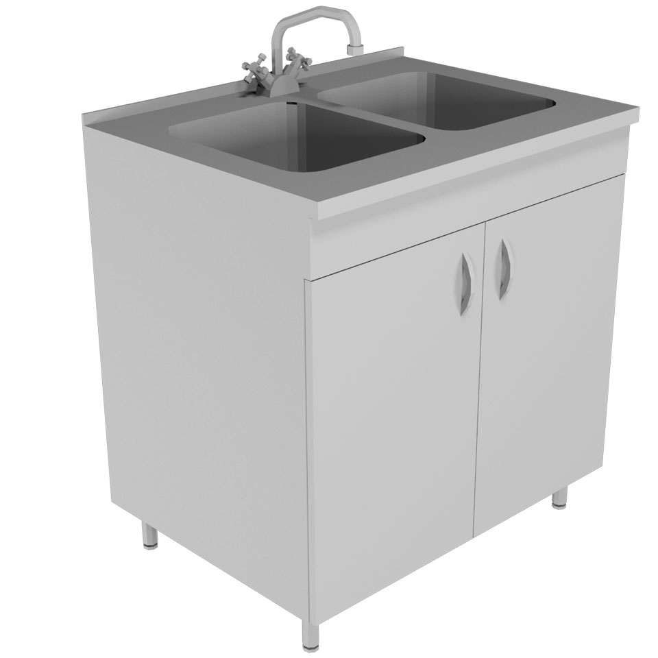 Лабораторный стол-мойка НВ-800 МД фото3