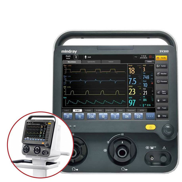 Аппарат искусственной вентиляции лёгких Mindray SV 300 без модуля капнометрии фото4