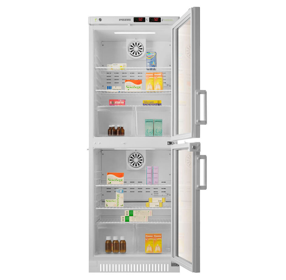 Фармацевтический двухкамерный холодильник ПОЗИС ХФД-280 фото6