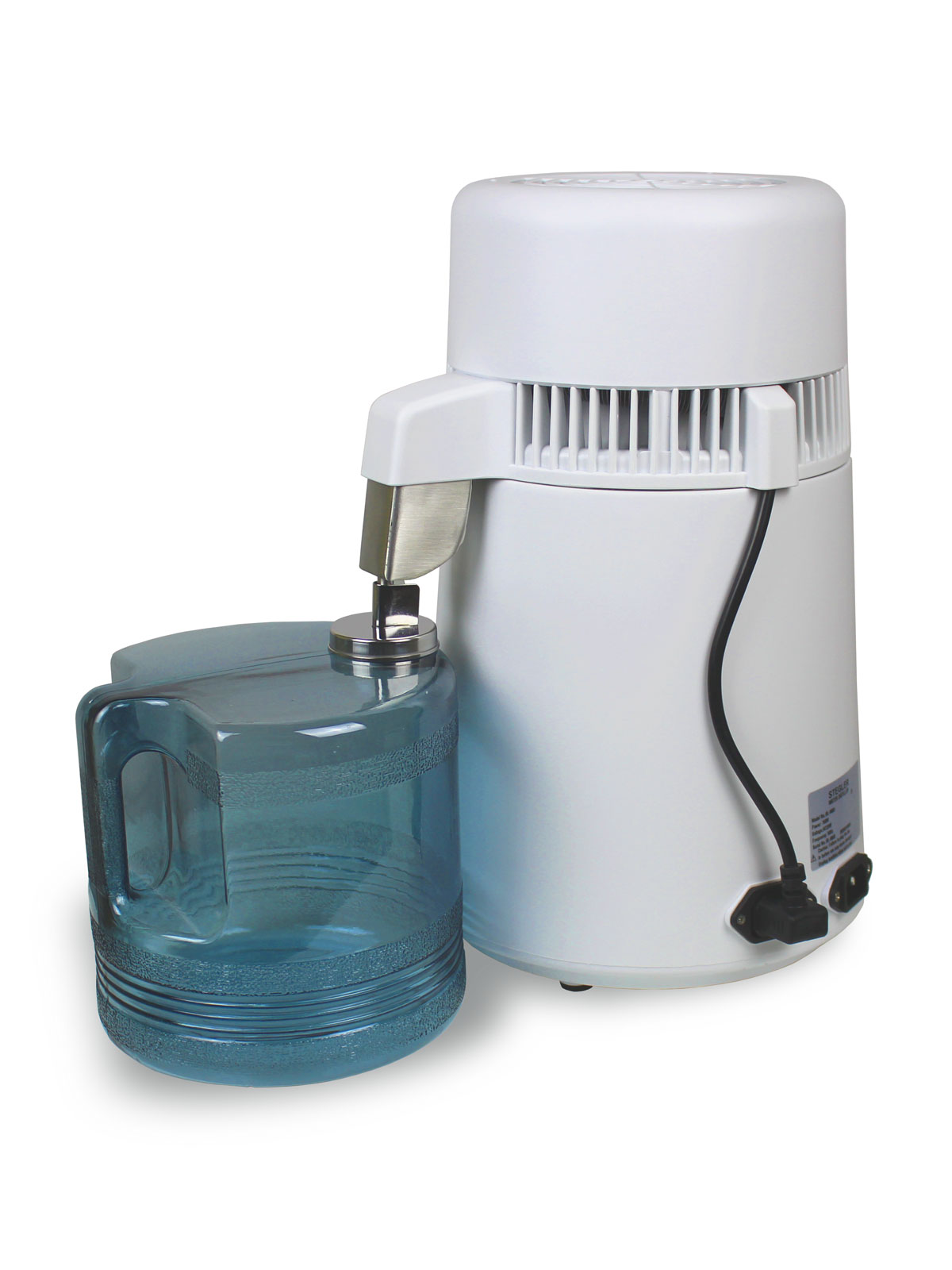 Бытовой настольный аквадистиллятор Stegler BL 9803 с пластиковым приёмником фото5