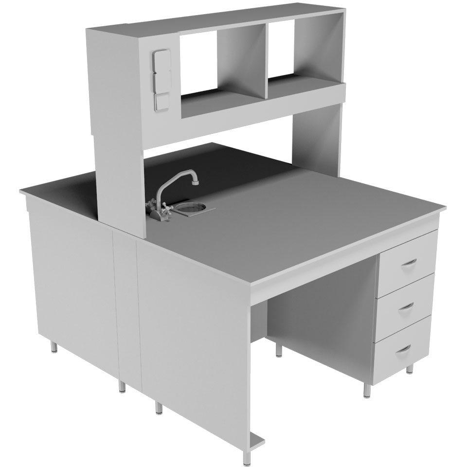 Химический лабораторный стол НВ-1200 ОХ