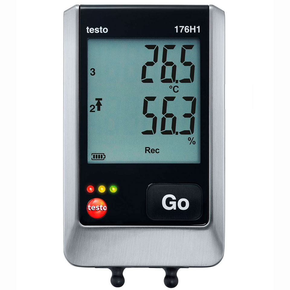Логгер данных температуры и влажности Testo 176 H1 фото1