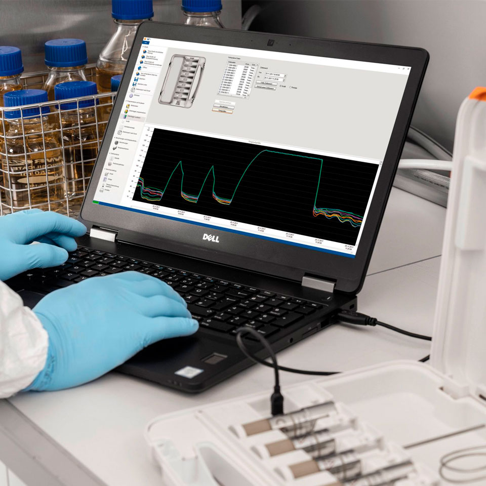 Программное обеспечение для CFR-логгеров Testo 190: фотографии