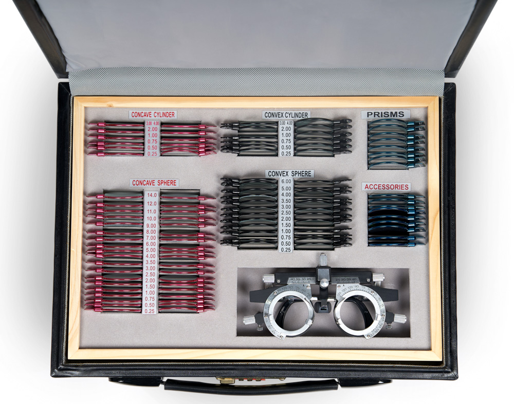 Набор пробных очковых линз c оправой Armed-1 на 103 линзы фото3