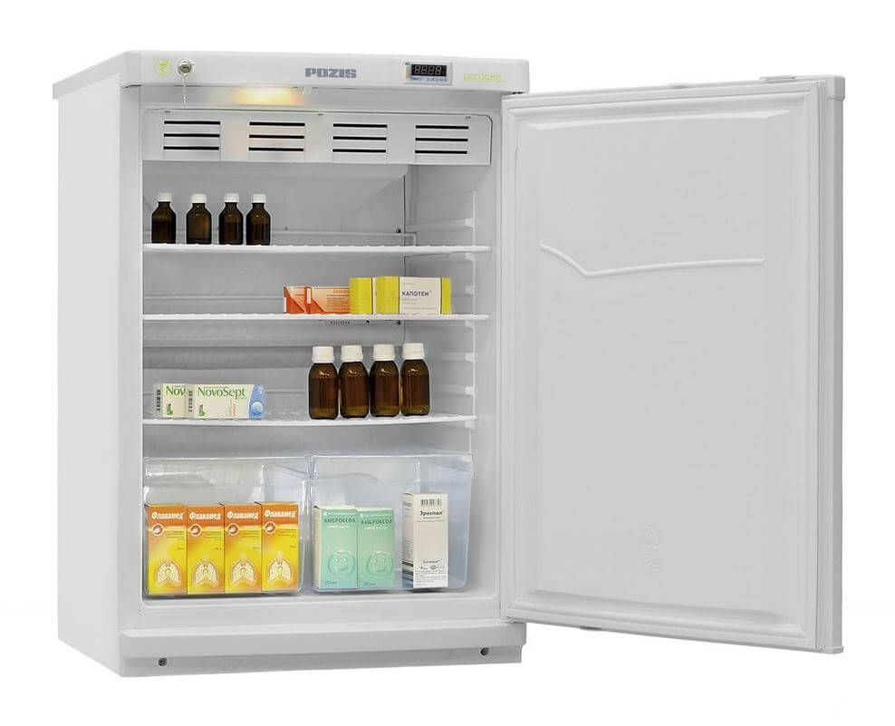 Фармацевтический холодильник ПОЗИС ХФ-140-2 фото2