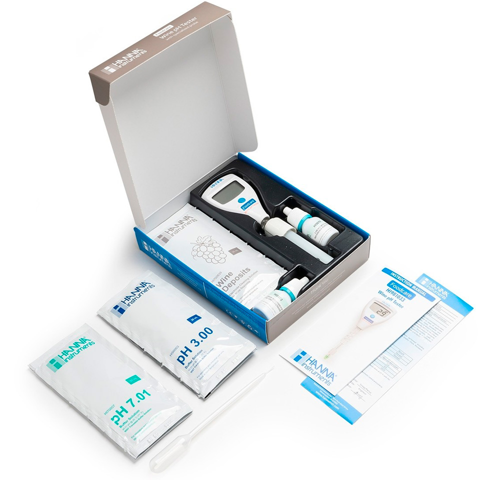 Карманный pH-метр для вина HANNA HI981033 фото3