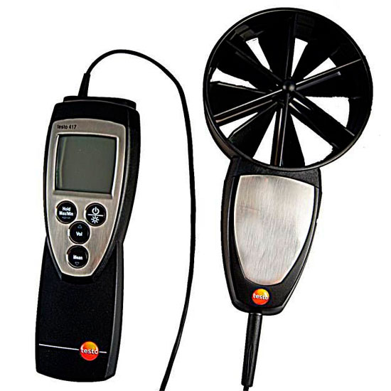 Анемометр c вынесенной крыльчаткой Testo 417-2: фотографии