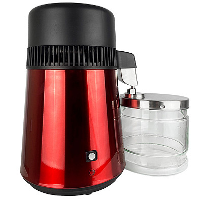 Бытовой настольный аквадистиллятор Stegler BL-9901 со стеклянным приёмником: фотографии