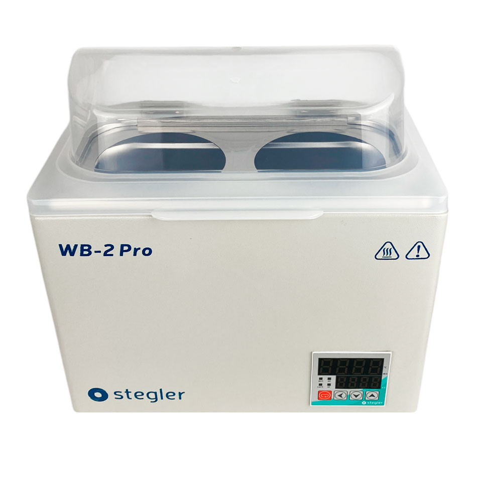 Водяная баня Stegler WB-2 Pro (7 л, Tкомн.+5...100 °С, 2 места): фотографии