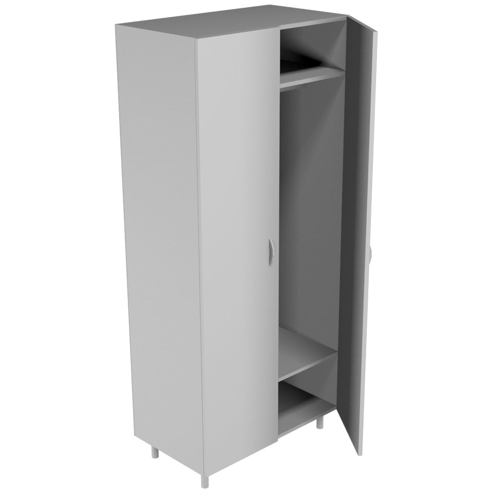 Двухсекционный шкаф для одежды НВ-800 ШО фото1