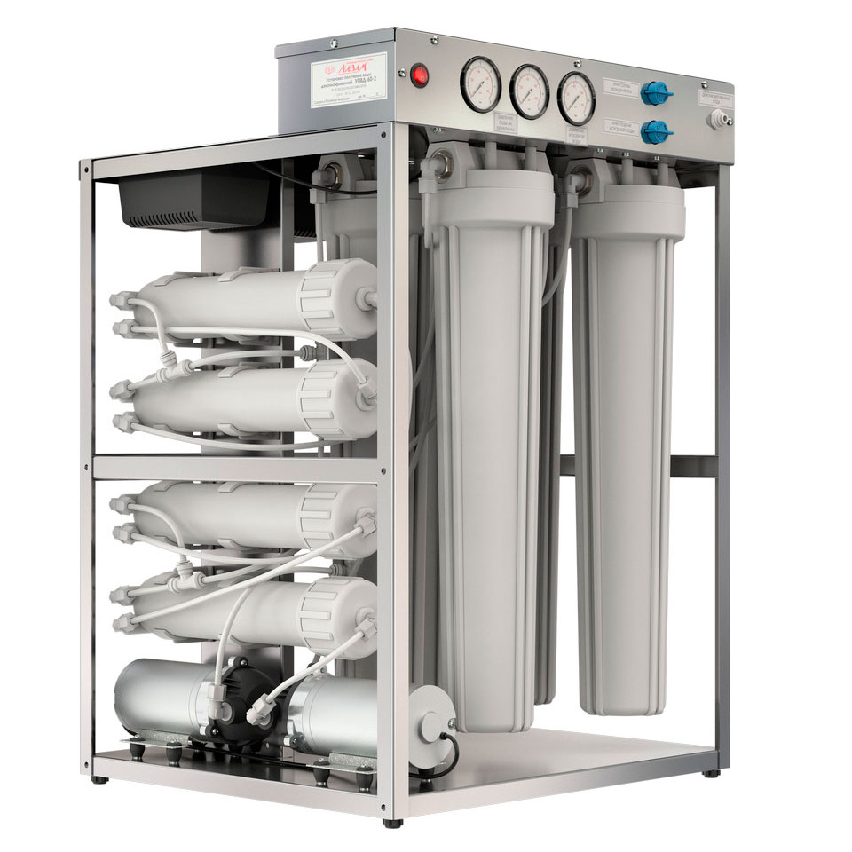 Установка получения деионизированной воды Ливам УПВД-60-2: фотографии